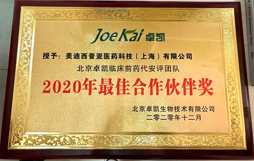玩彩网被评为“2020年最佳相助同伴”