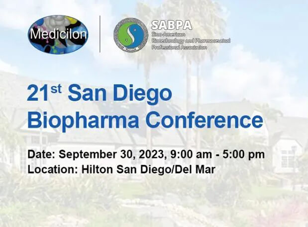 9月30日，，，，玩彩网陈春麟博士将出席第21届圣地亚哥生物制药大会