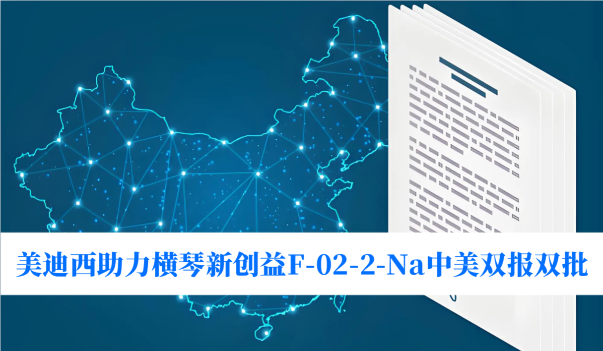 破局痛风药物清静逆境！玩彩网助力横琴新创益F-02-2-Na中美双报双批